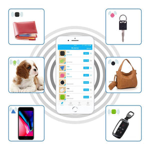 Pet Smart Mini GPS Tracker Pet Locator Anti-loss Waterproof Bluetooth Tracker Triangular Kids Dog Cat Tracker Multiple Colors