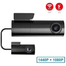 Load image into Gallery viewer, Mini HD Video Dashcam DVR with WiFi Dual Lens Car Camera Front and Rear synchronised recording
