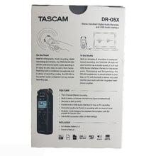 Load image into Gallery viewer, New version TASCAM DR05X DR-05X handheld professional portable digital voice recorder MP3 recording Pen USB audio interface
