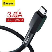Load image into Gallery viewer, Baseus USB Type C Cable Quick Charge 3.0 USB C Data Cable USB-C Wire Fast Charging For Samsung S20 Xiaomi Huawei Oneplus 8 Pro
