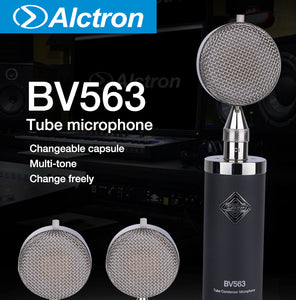 Alctron BV563 High performance professional large diaphragm tube condenser microphone for recording in the studio