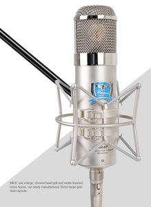 Alctron MK47 Large Diaphragm Tube Condenser Studio Microphone Professional for vocal recording