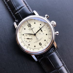 Antique Men Chronograph Watches NATO Sapphire Clock Luxury Original ST19 Manual Wind Movement Men Pilot Mechanical Wrist Watch
