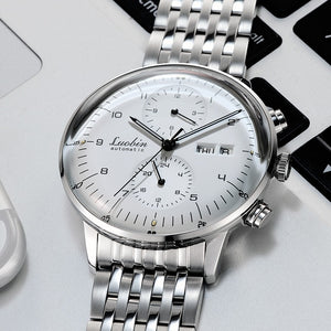 Fashion Automatic Mechanical Watches Multifunctional Male Watch 30M Waterproof Large Dial Steel Student  Wrist watch 2020 new