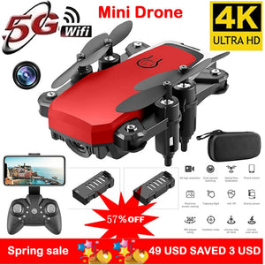 Mini RC Drone UAV 4K HD with Camera Oringal Box 606 Remote Control Helicopter One-Key Return WIFI Foldable Quadcopter Toy ASSOT